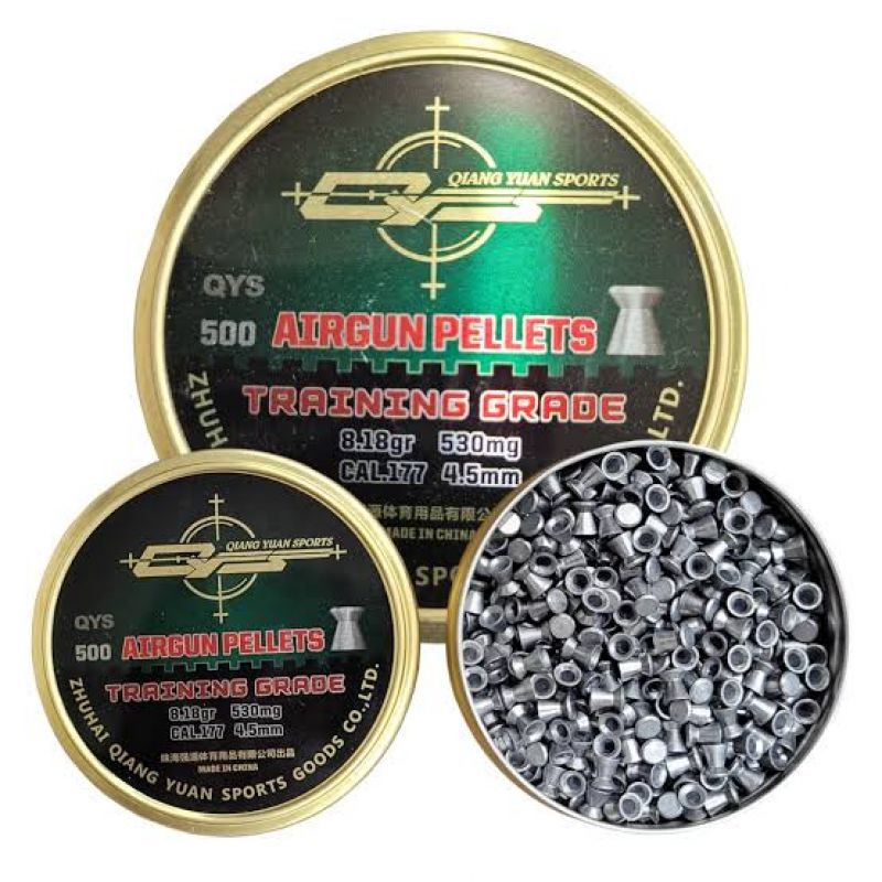 QYS Training Grade Air Pellets – 4.5mm (.177 Cal)